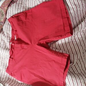 Red shorts